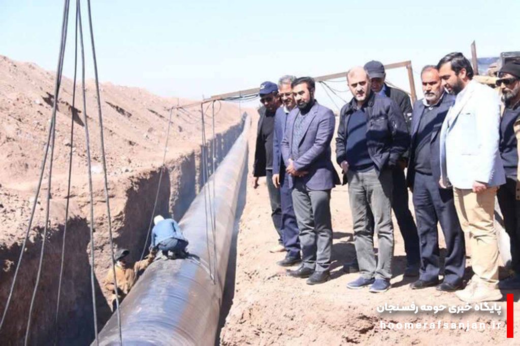 بهره‌برداری از پروژه انتقال آب خلیج فارس به رفسنجان تا دو ماه آینده