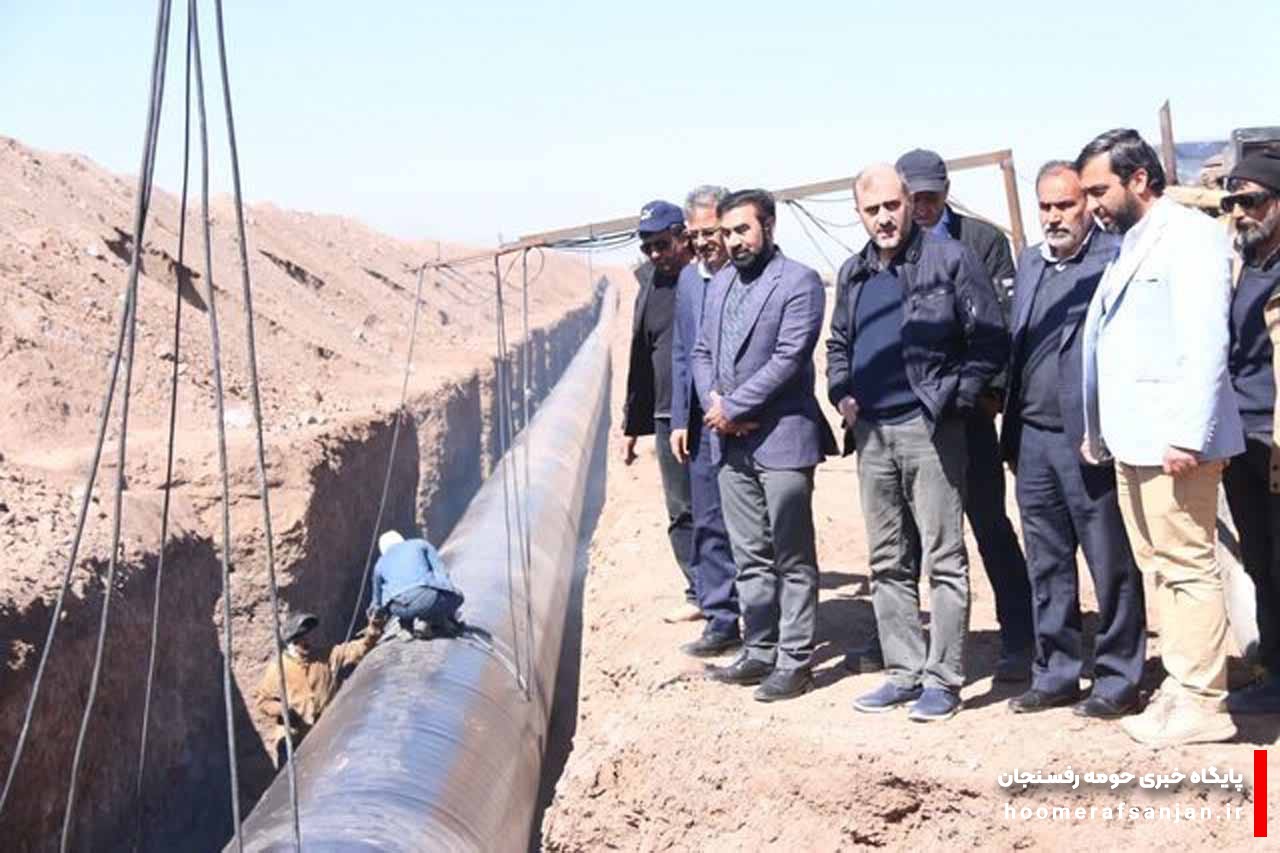 بهره‌برداری از پروژه انتقال آب خلیج فارس به رفسنجان تا دو ماه آینده